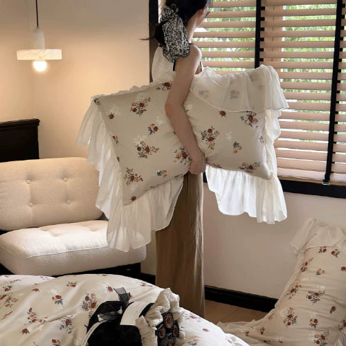 Cottagecore Vintage Rose Bedding Set