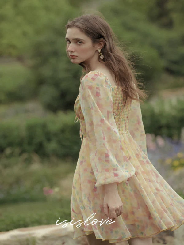 Sun-kissed Butterfly Waltz Dress