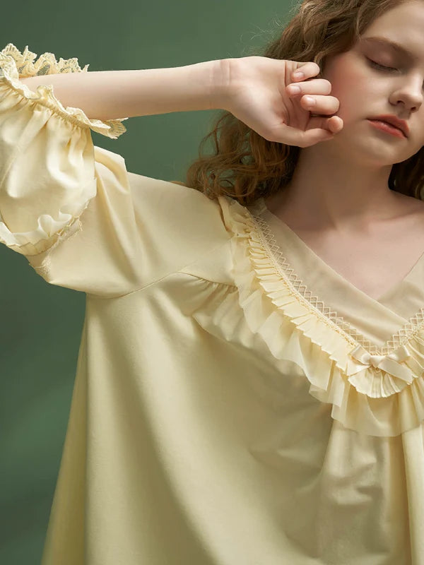 Sunny Lace Frills Pajamas