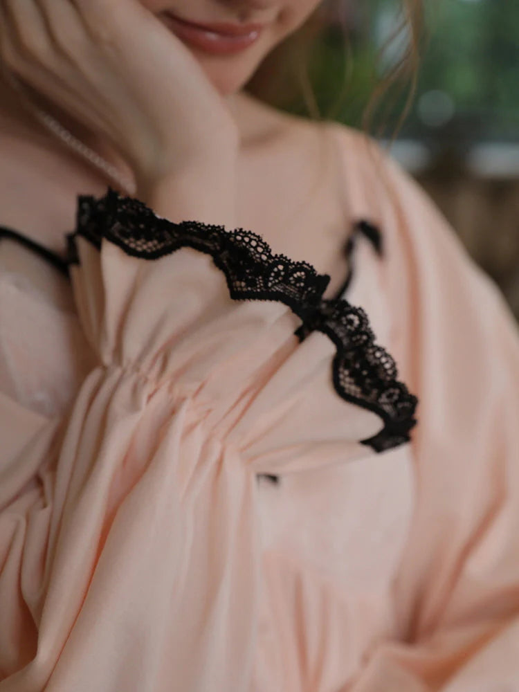 Midnight Lace Reverie Nightgown