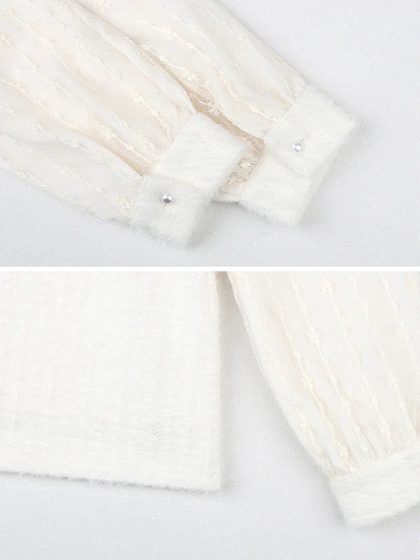 Sheer Elegance Lace Blouse