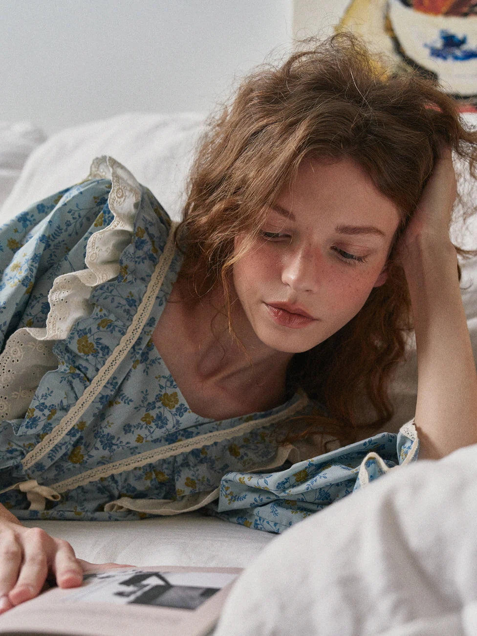 Morning Garden Cotton Pajama Set