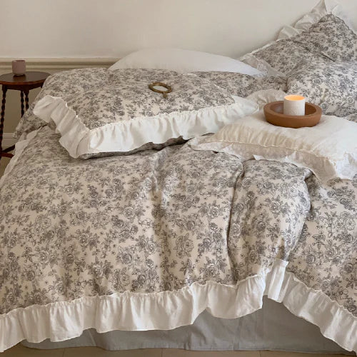 Autumn Blossom Cottagecore Bedding Set