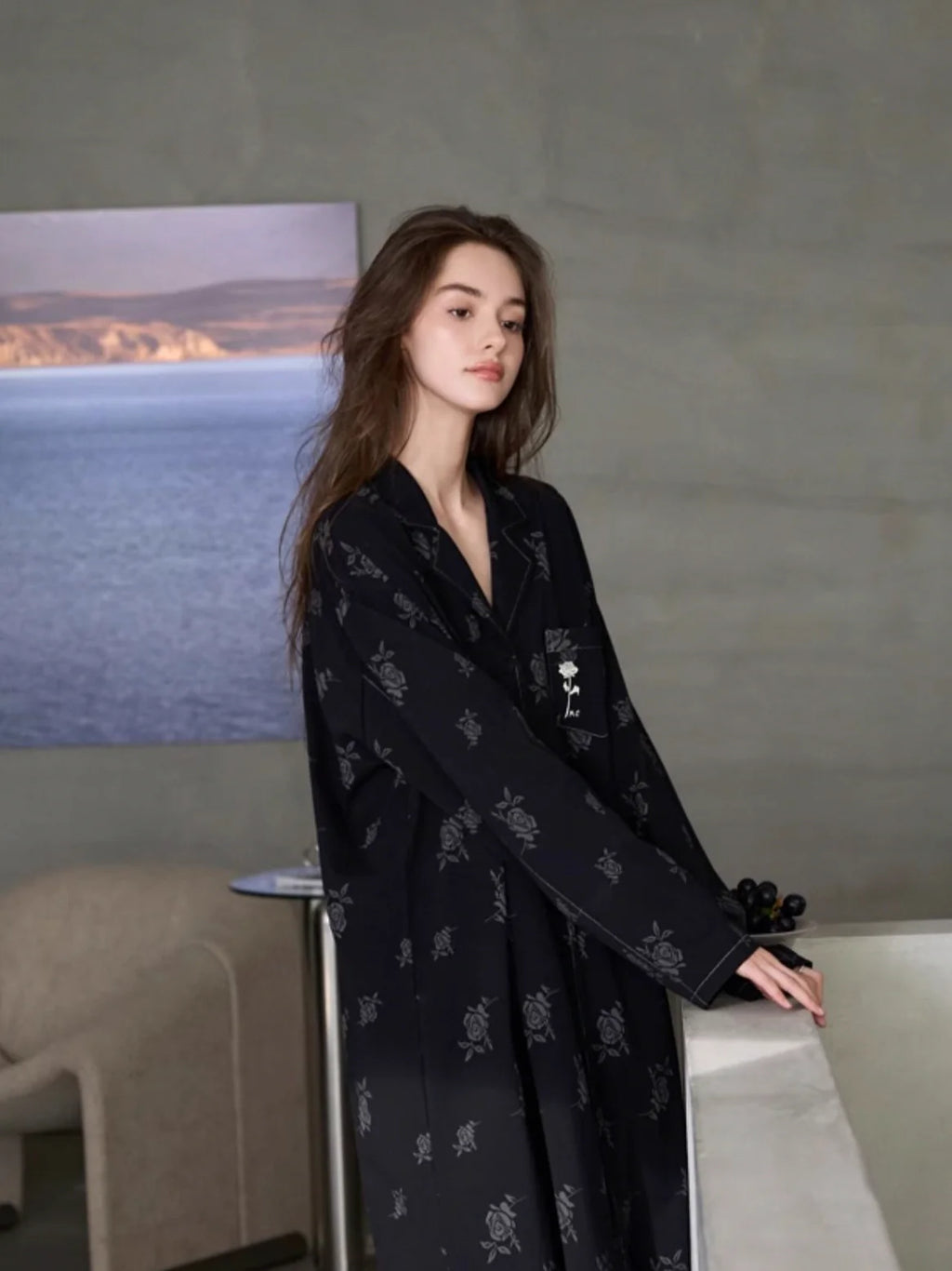 Black Rose Vintage Nightgown