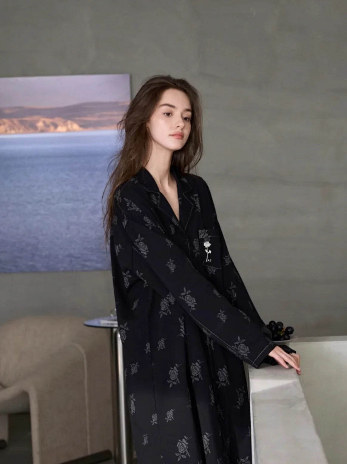 Black Rose Vintage Nightgown