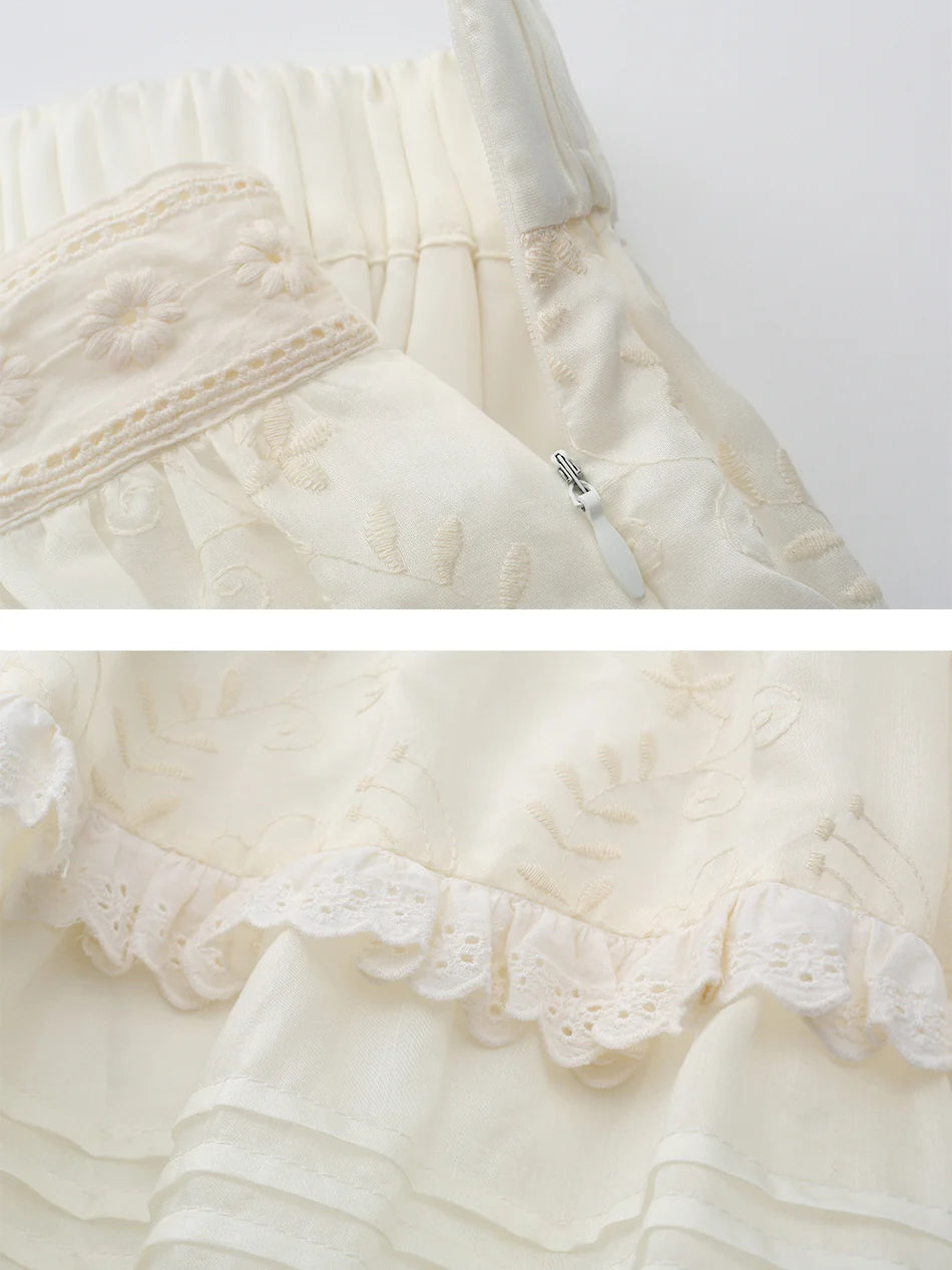 Lucy's Vintage Lace Elegance Skirt