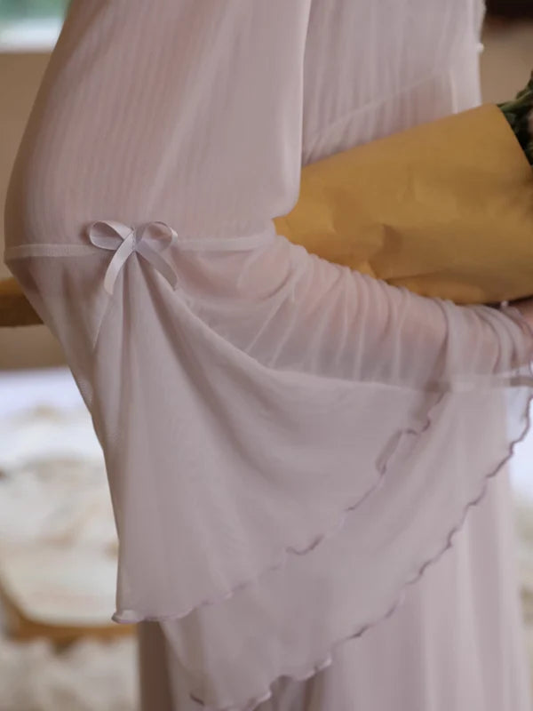 Angel's Embrace Pink Purple Nightgown