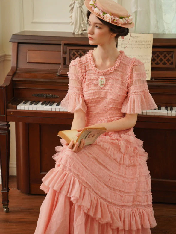 Rosewood Ruffle Tiered Dress