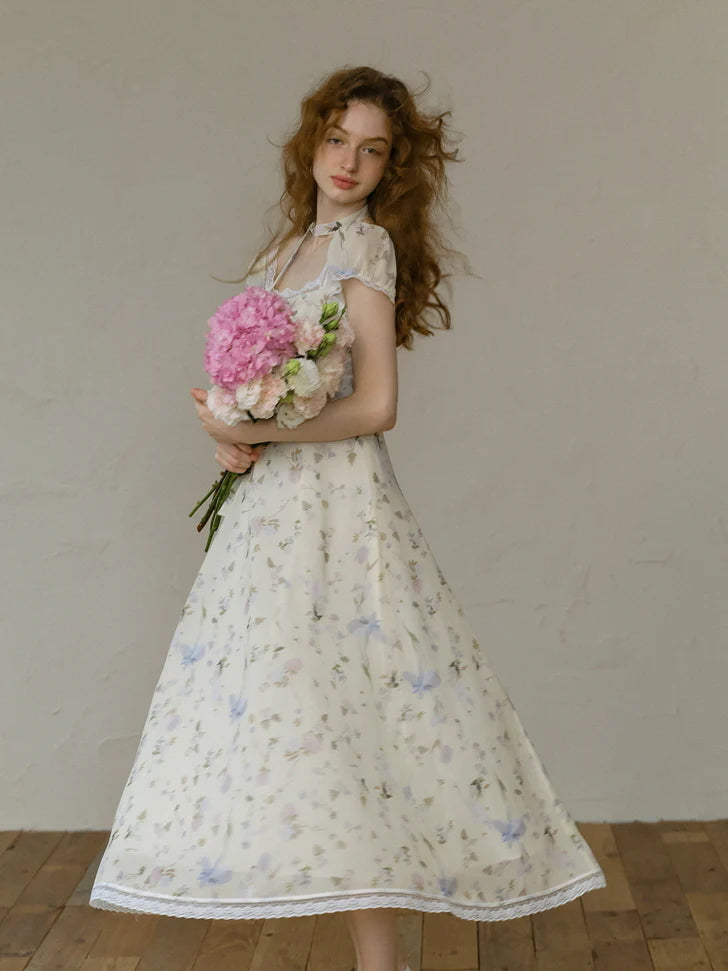 Lily's Ivory Blossom Summer Dress
