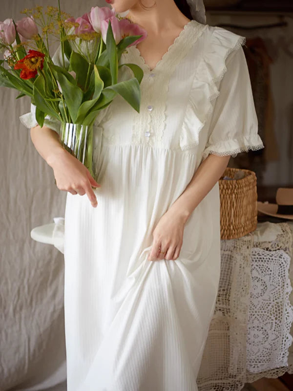 Ivory Blossom Comfort Sleepwear