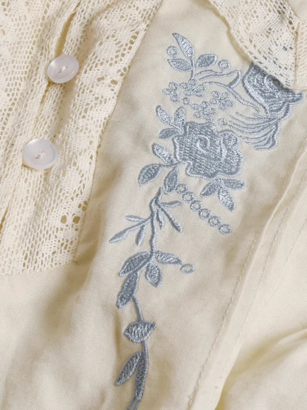 French Blossom Ivory Dress