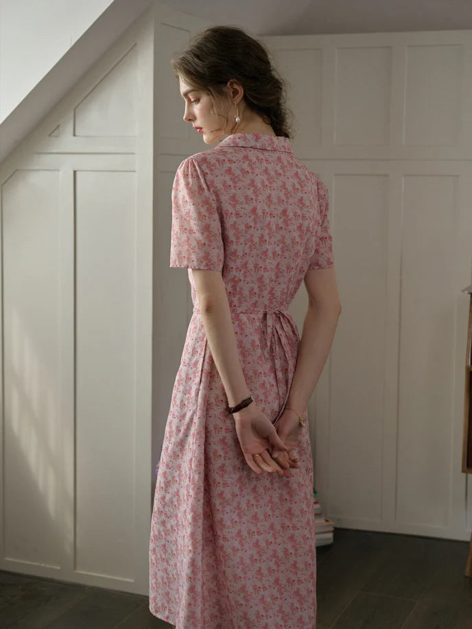 Blossom Collar Day Dress