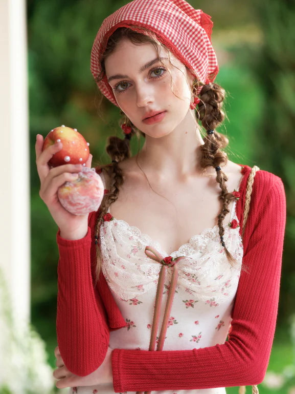 Rosebud Lace Garden Mini Dress