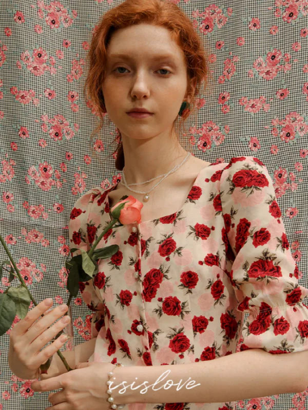 Enchanting Blossom of the Rose Empress Dress