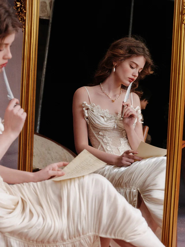 Ivory Lace Bloom Camisole Top