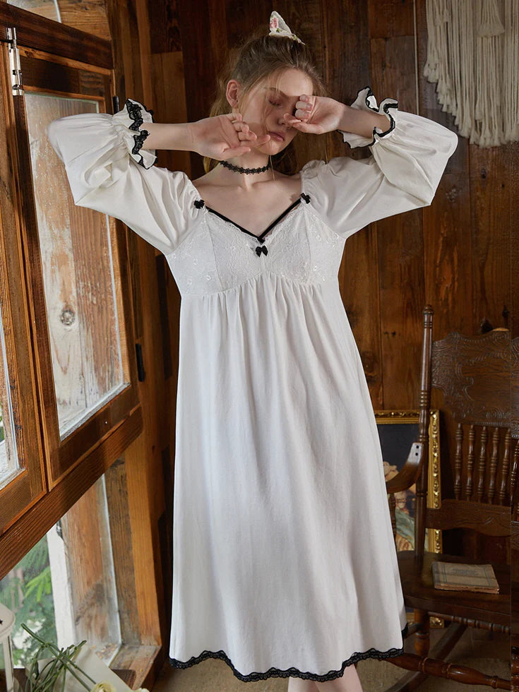 Midnight Lace Reverie Nightgown