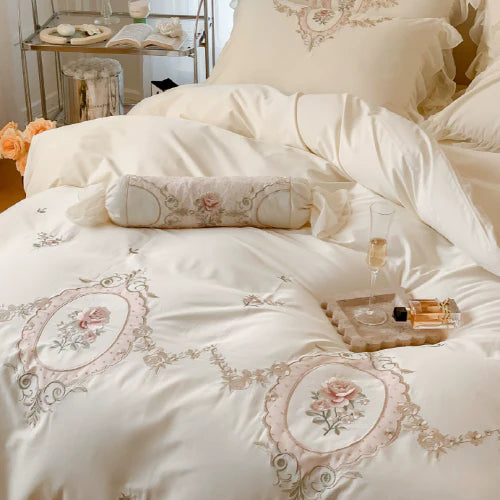 Elegant Blossom Princess Bedding Set