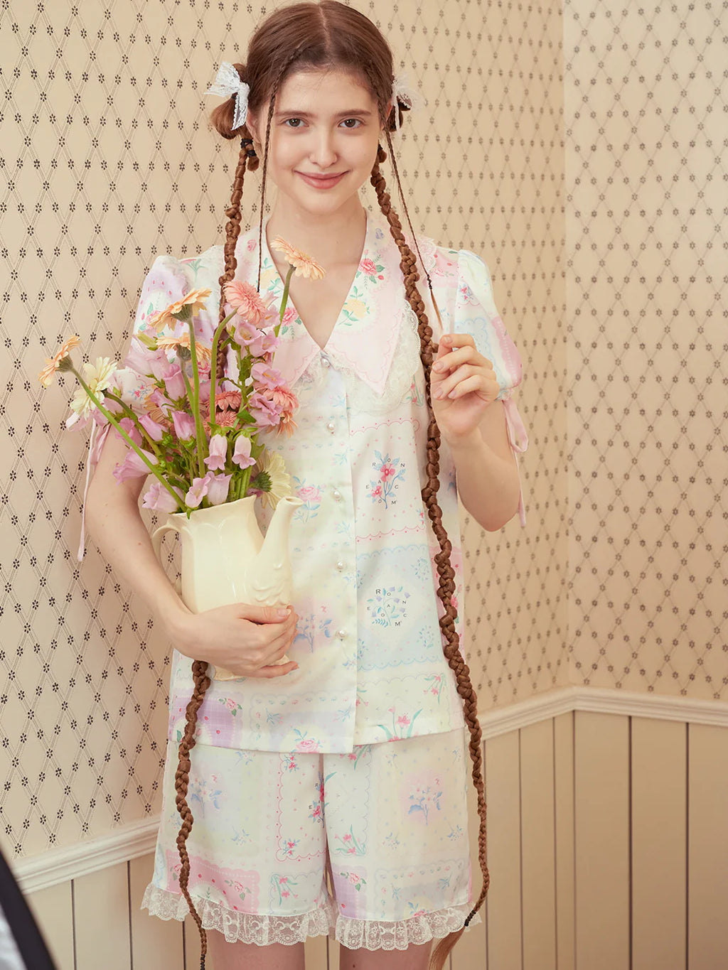 Pastel Patchwork Pajama Loungewear