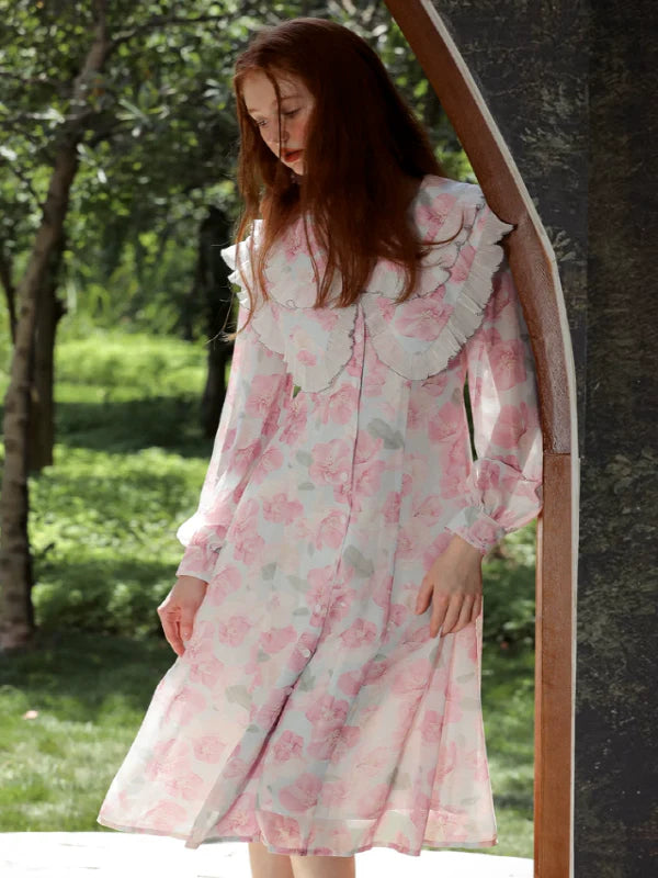 Whispering Petals of the Elegant Spring Dress