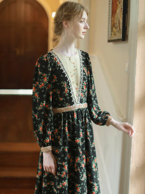 Retro Elegance Sparkle Dress