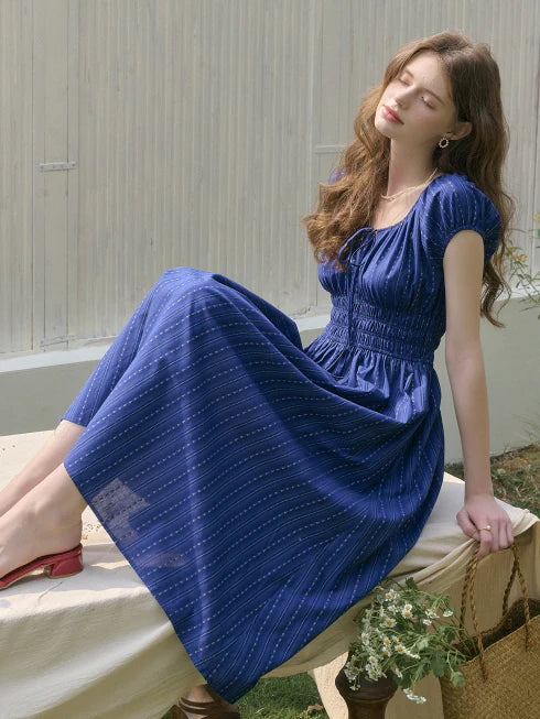 Blue Reverie Cotton Dress