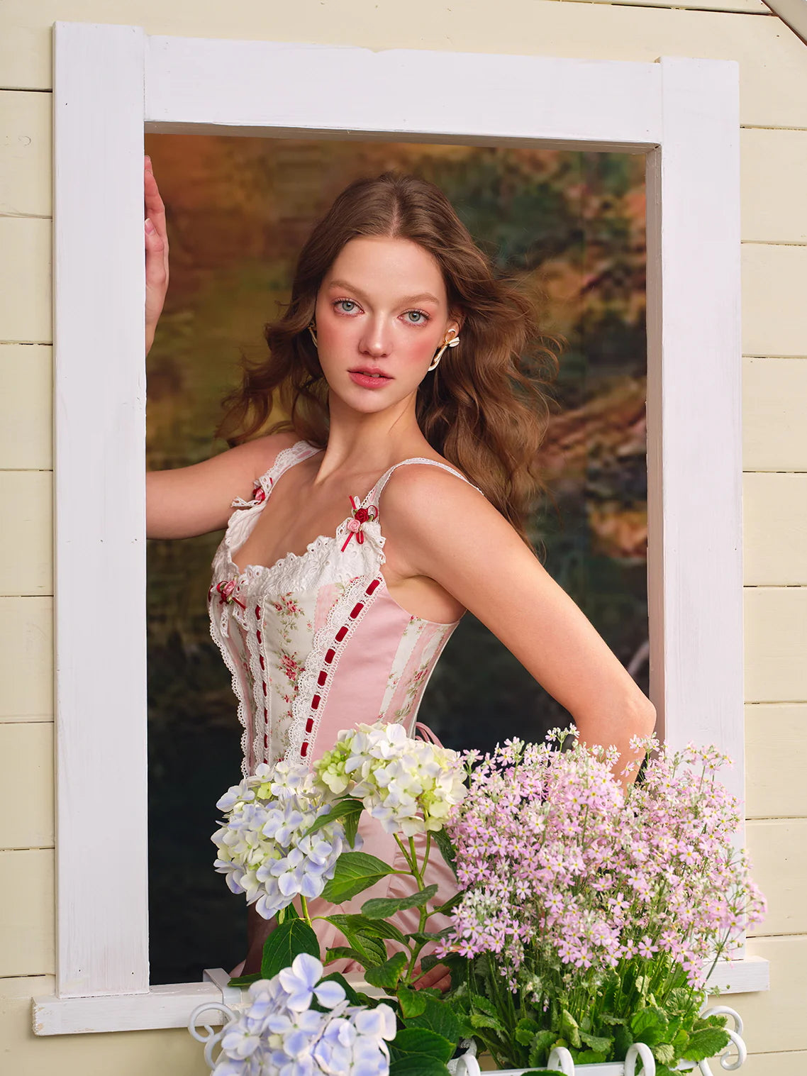 Rose Ribbon Garden Corset