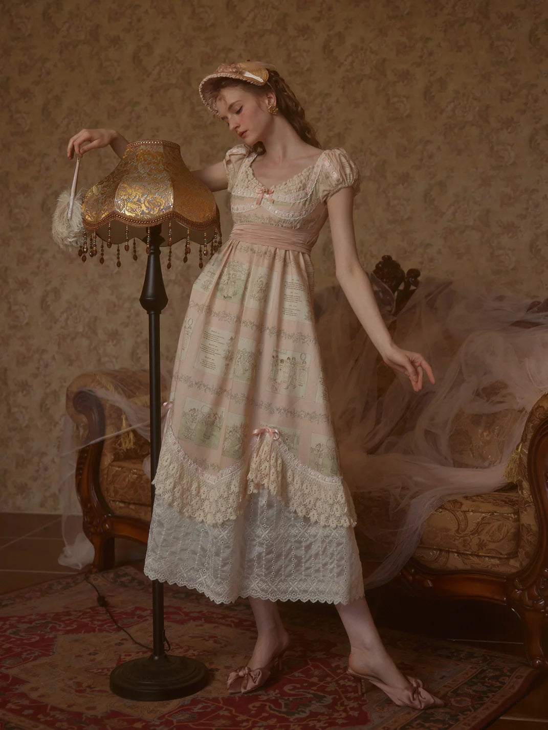 Blush Storybook Lace Dress