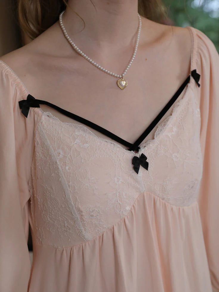 Midnight Lace Reverie Nightgown