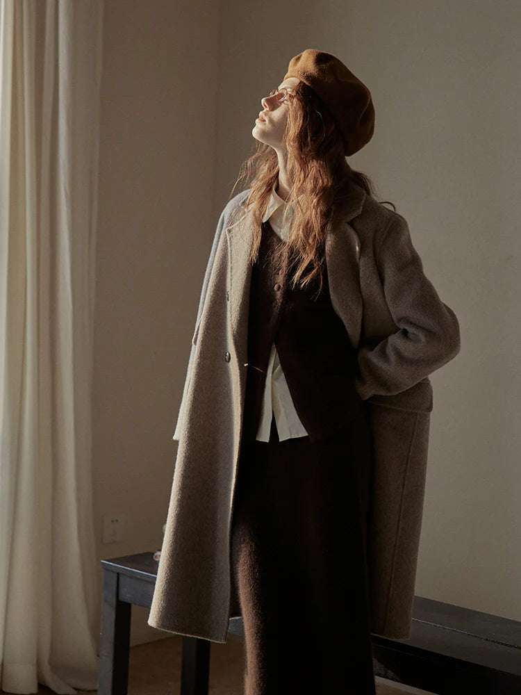 Timeless Wool Double-Breasted Coat