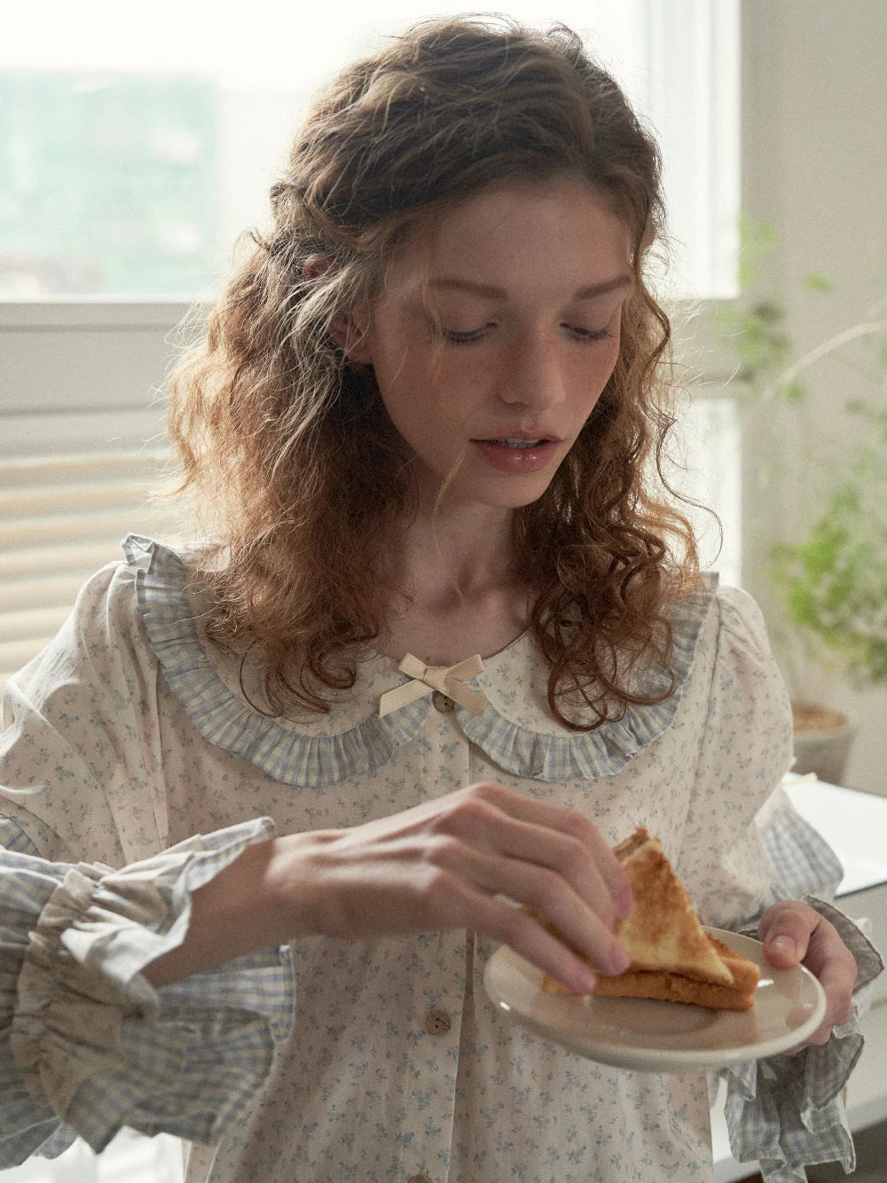 Whispering Meadow Patchwork Pajama Set