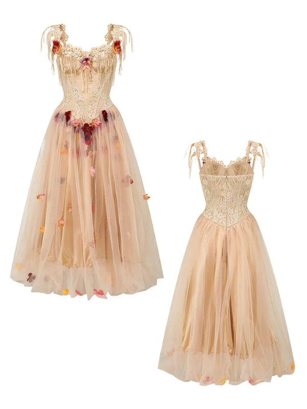 Romantic Bloom Fairy Corset Dress