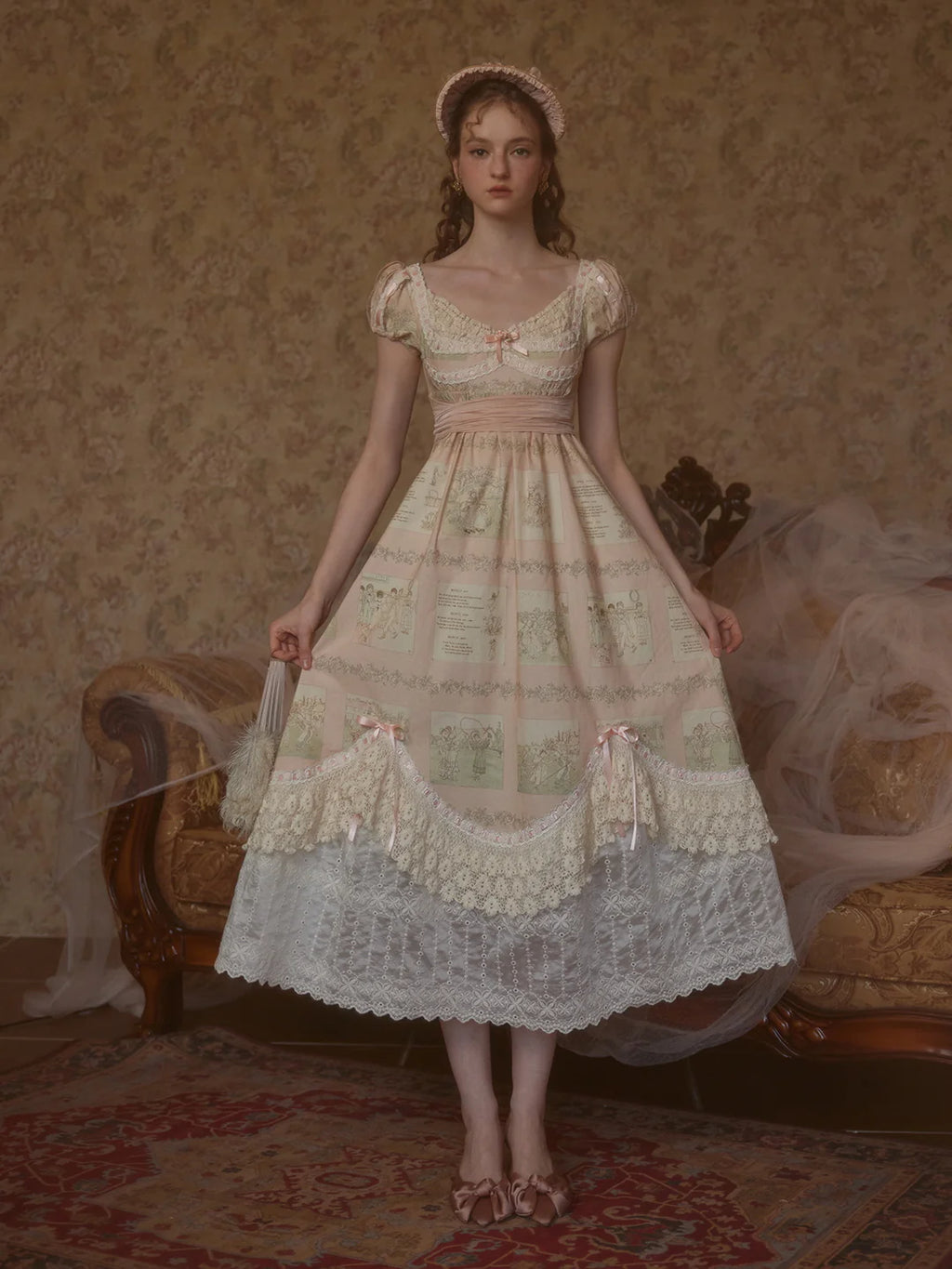 Blush Storybook Lace Dress