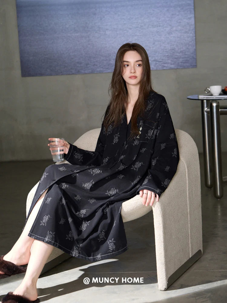 Black Rose Vintage Nightgown