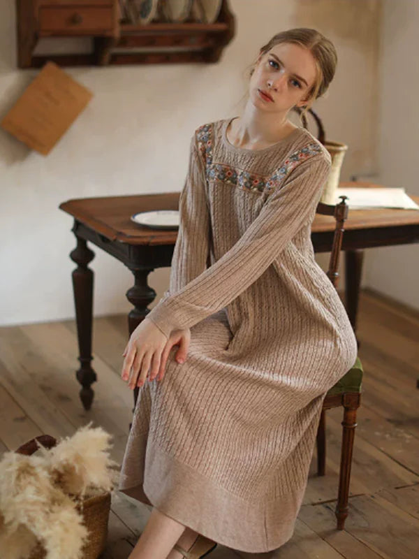 Enchanted Winter Blossom Dress