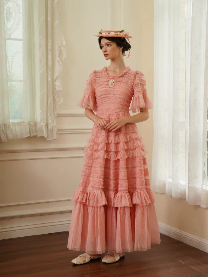 Rosewood Ruffle Tiered Dress