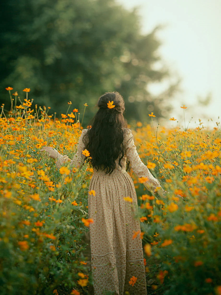 Lillian's Yellow Frill Dress