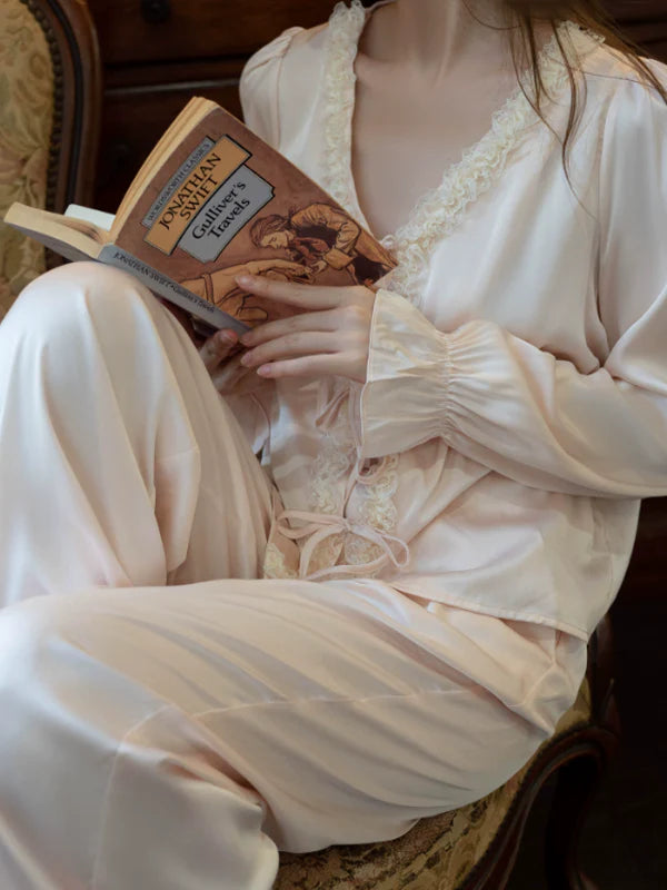 Silky Frill Princess Comfort Pajama