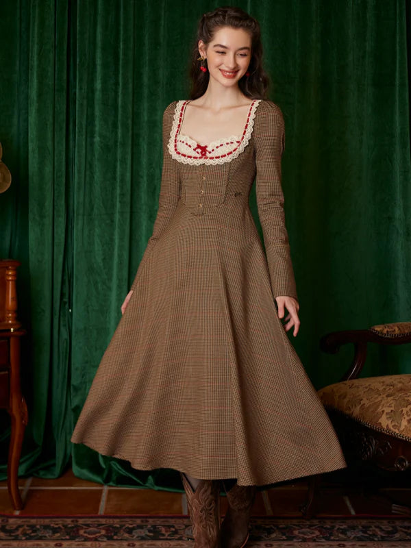 Vintage Lace Elegance Dress