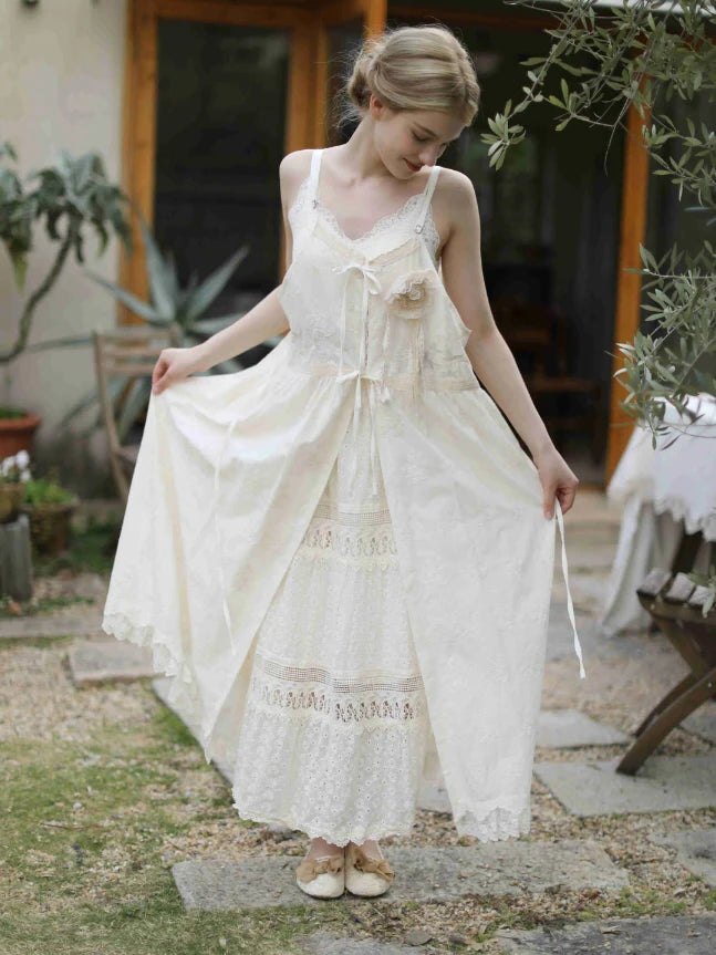 Countryside Bloom Embroidered Skirt