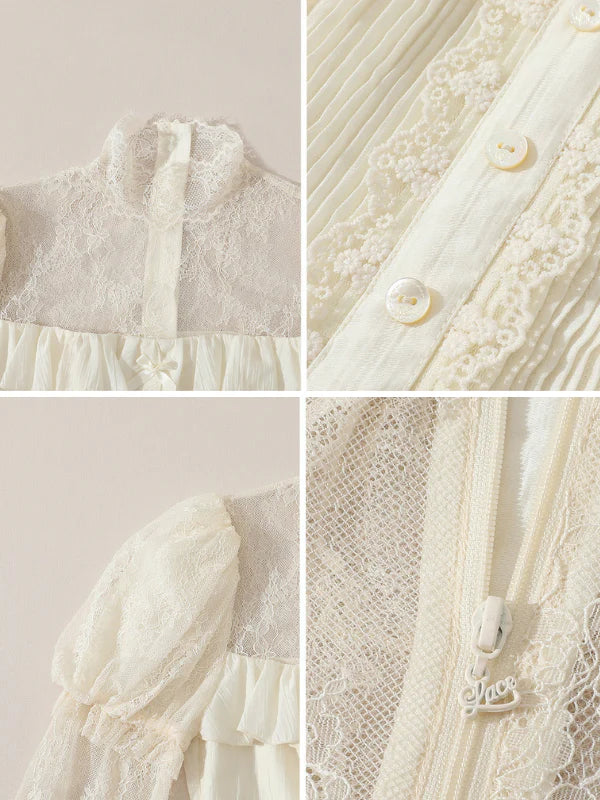 Coquette White Lace Dream Blouse
