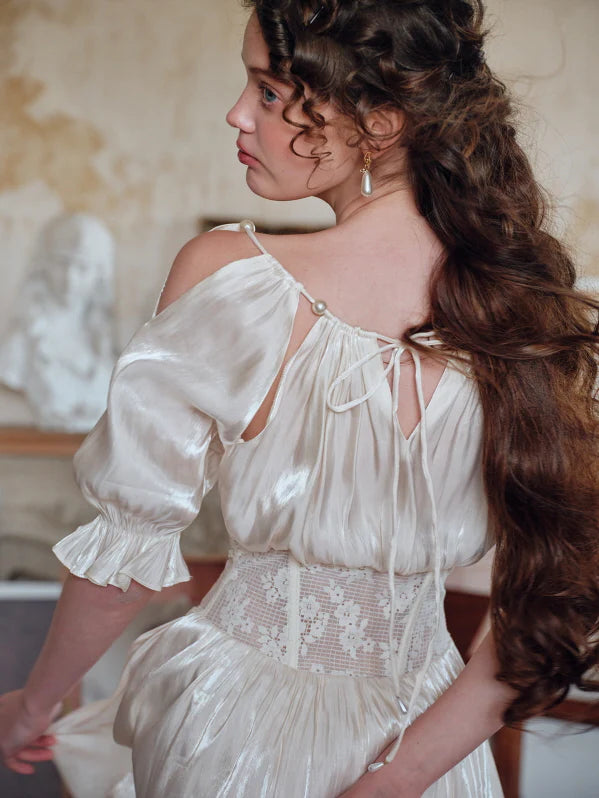 Ivory Muse Corset Dress