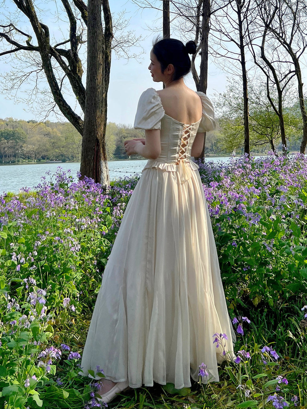 High-Waisted Fairy Chiffon Maxi Skirt