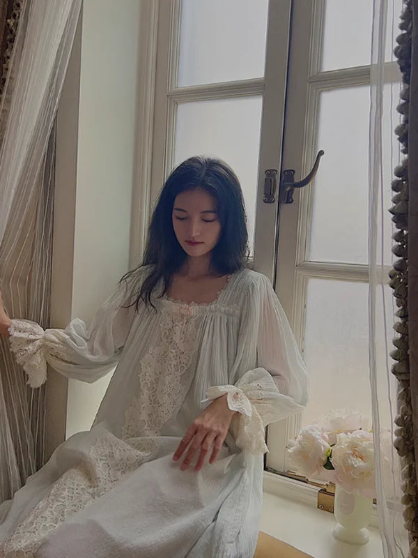 Evelyn's Ethereal Sky Nightgown