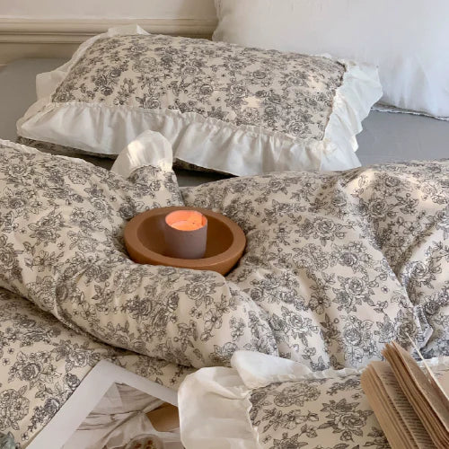 Autumn Blossom Cottagecore Bedding Set