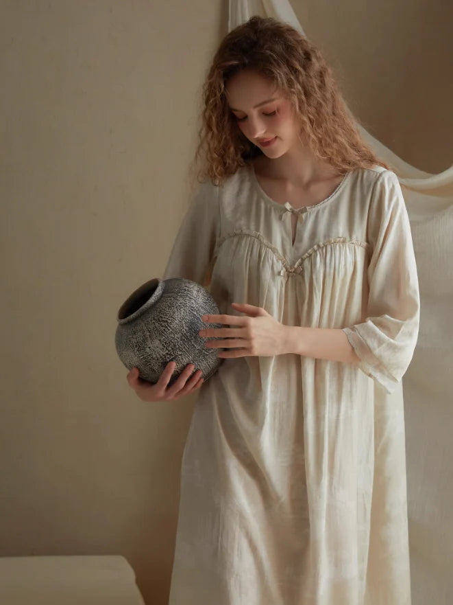 Timeless Reverie Toile Nightgown