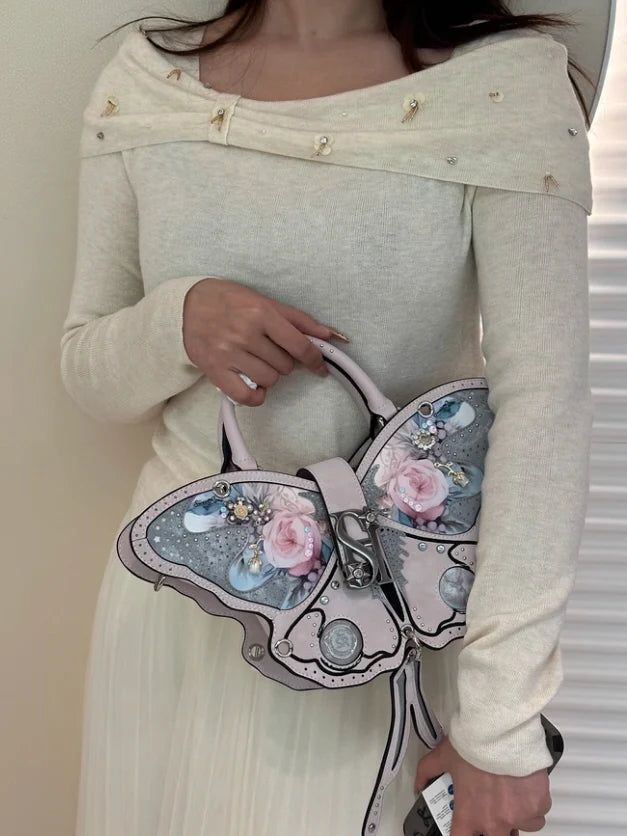 Embellished Knit & Tulle Skirt Set