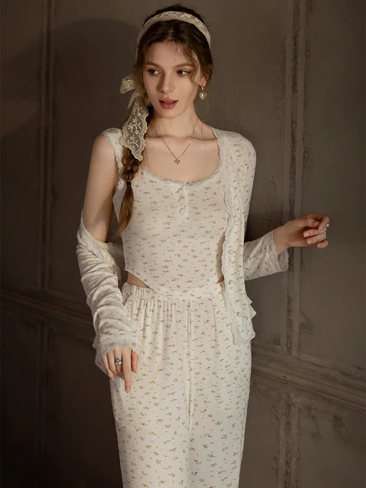 Sweet Floral Modal Pajama Set