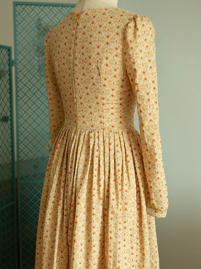 Lillian's Yellow Frill Dress