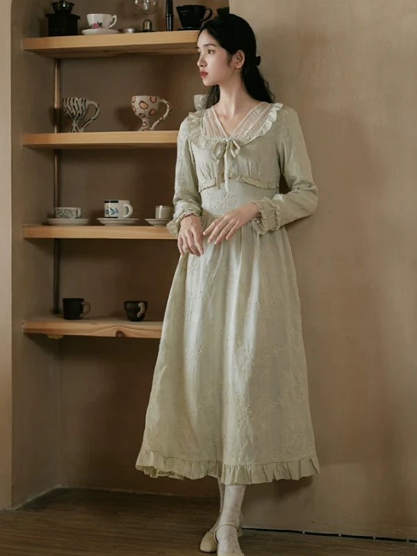 Minty Meadow Retro Dress