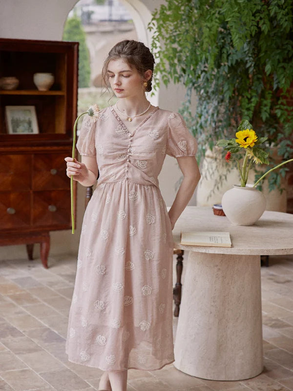 Rosy Rhapsody Reverie Dress